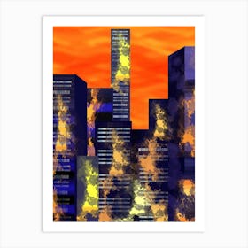 Urban Colours Art Print