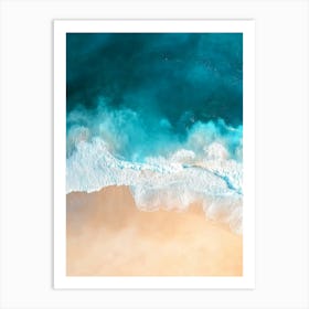 Beach - Beach Stock Videos & Royalty-Free Footage 2 Art Print