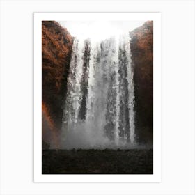 Huge Waterfall, Oil Painting Art Print