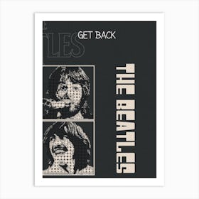 Get Back The Beatles Art Print