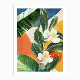 Tropical Summer Abstract Art 6 Art Print