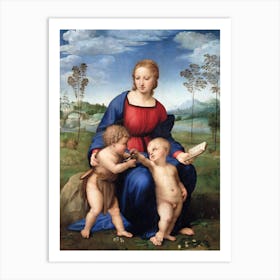 Madonna Of The Goldfinch, Raphael Art Print