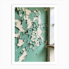 Peeling Paint Art Print