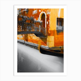 Quite Canal Of Venice Art Print