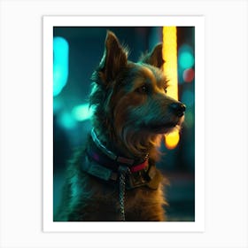 Dog In The City 1 Art Print