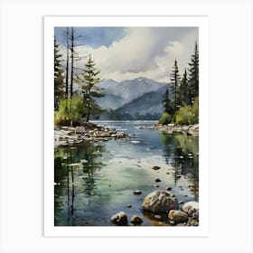 Lake Tahoe . Art Print