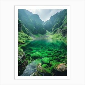 Lake In The Mountains 29 Art Print