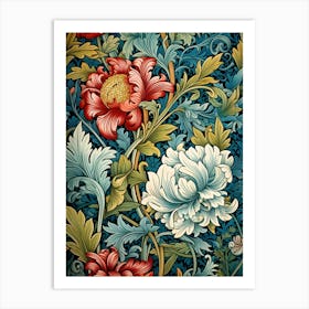 Floral Wallpaper 3 Art Print