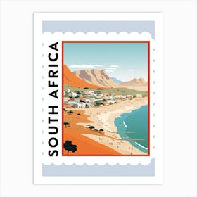 South Africa Travel Stamp Poster Art Print
