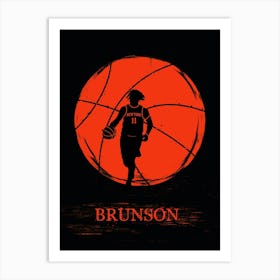 The Knicks Brunson Art Print