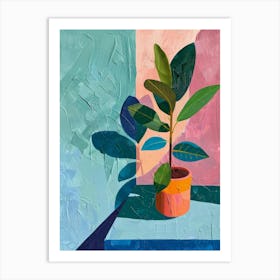 Plant In A Pot 21 Art Print