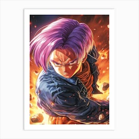 Dragon Ball Z Wallpaper 38 Art Print