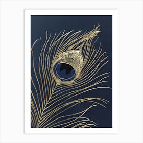 Peacock Feather 1 Art Print