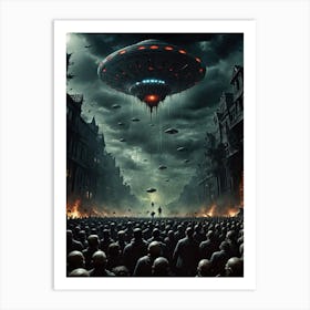 Alien Invasion 2 Art Print