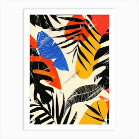 Tropical Leaves 91 Art Print