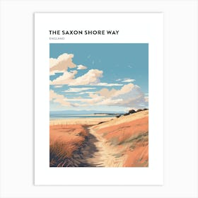 The Saxon Shore Way England 3 Hiking Trail Landscape Poster Art Print