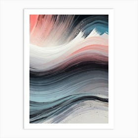 Abstract Wave Canvas Art 1 Art Print