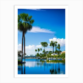 Palm Bay 1   Photography Art Print