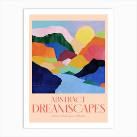 Abstract Dreamscapes Landscape Collection 38 Art Print