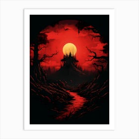 Dark Forest Art Print