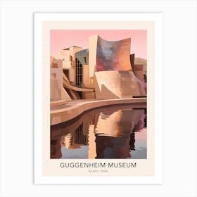 Guggenheim Museum Bilbao Spain Travel Poster Art Print