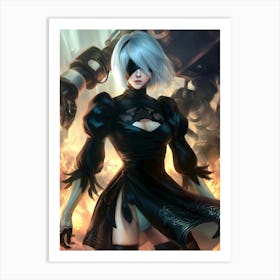 2B Nier Automata 2 Art Print