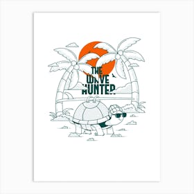 Wave Hunter 1 Art Print