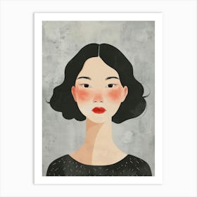 Portrait Of A Woman 391 Art Print