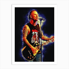 Spirit Of Corey Taylor In The Rave Milwaukee Art Print