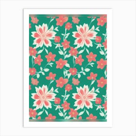 Floral Pattern 14 Art Print