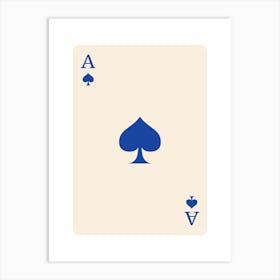 Ace Of Spades 11 Art Print