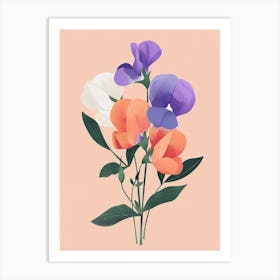 Sweet Peas 7 Art Print