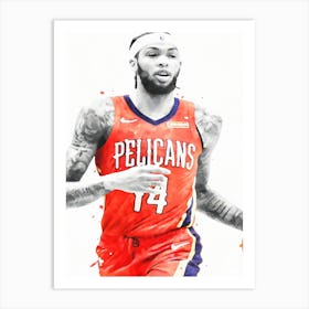 Brandon Ingram New Orleans Pelicans Art Print