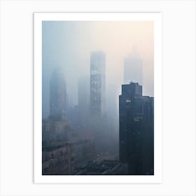 Fog In The City Art Print