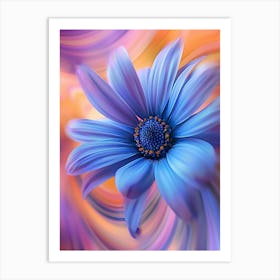 Blue Flower 5 Art Print