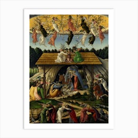 Sandro Botticelli Nativity Of Jesus Art Print