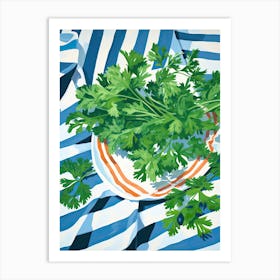 Parsley Summer Illustration 3 Art Print