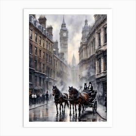 London Street Scene 7 Art Print