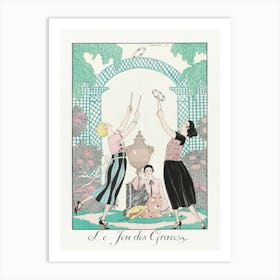 Le Jeu Des Graces (1922), George Barbier Art Print