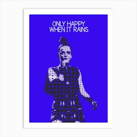 Only Happy When It Rains Shirley Manson Garbage Art Print