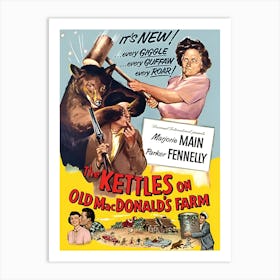 The Kettles From Old Mac Donald's Farm Art Print