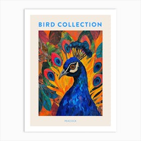 Peacock Pattern Painting 2 Poster Art Print