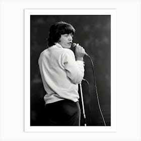 Rolling Stones Lead Singer Mick Jagger Art Print