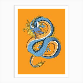 Blue Dragon Poster