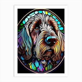 StainedGlassDoodle Art Print