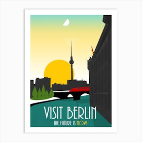 Vintage Berlin Poster Art Print