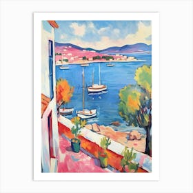 Bodrum Turkey 2 Fauvist Painting Art Print