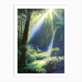 Dunedin Botanic Garden, New Zealand Classic Painting Art Print