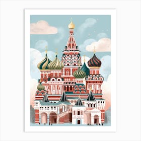 St Basils Cathedral Moscow Art Print