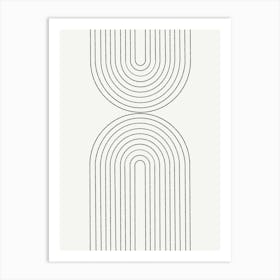 Arch and lines Art Print